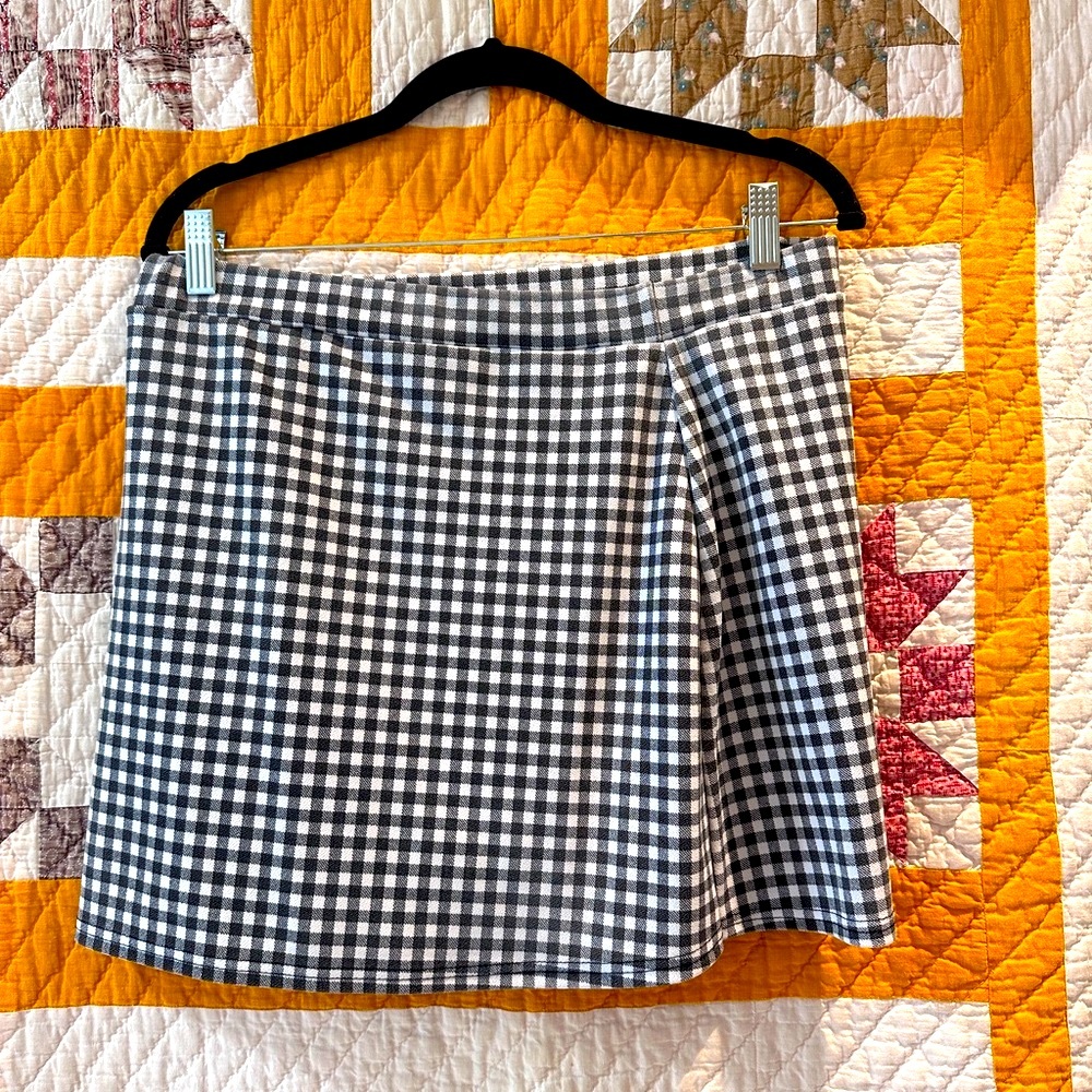 Checkered Skort